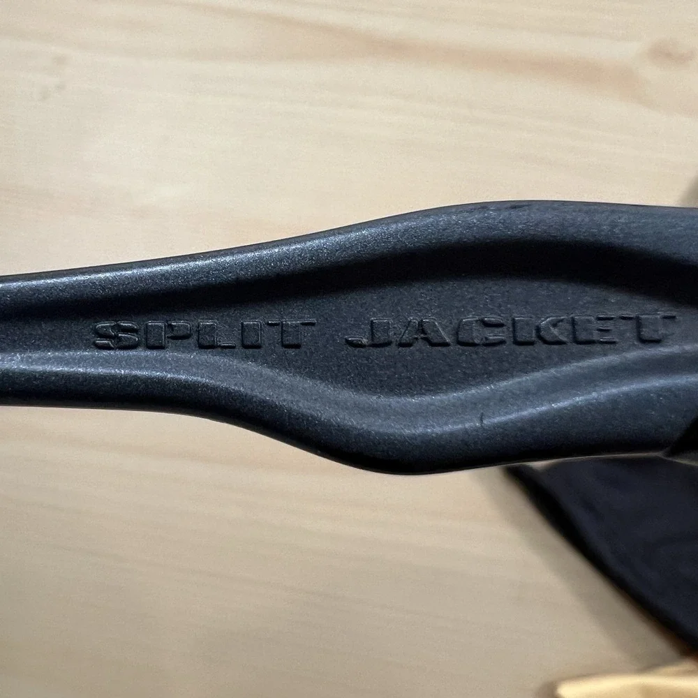 OAKLEY SPLIT JACKET Vintage Sunglasses Y2K With Case And Cover Gray Black